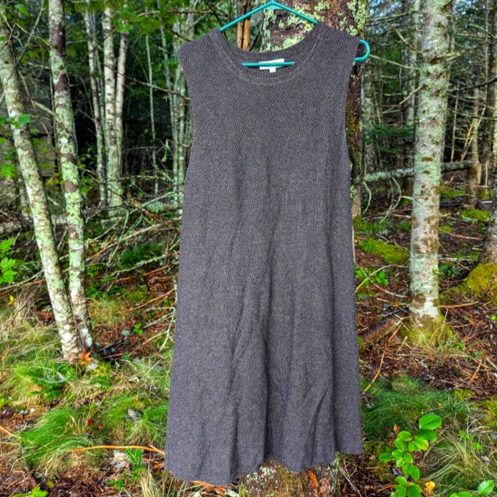 BRYN WALKER Women's Sleeveless Cashmere Blend Knit Midi Dress, size XL